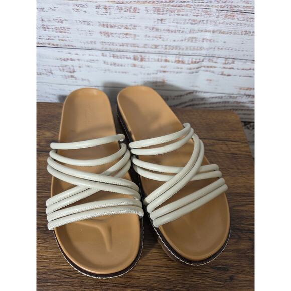 Madewell The Charley Strappy Slide Sandal women's size 10 - Picture 2 of 5